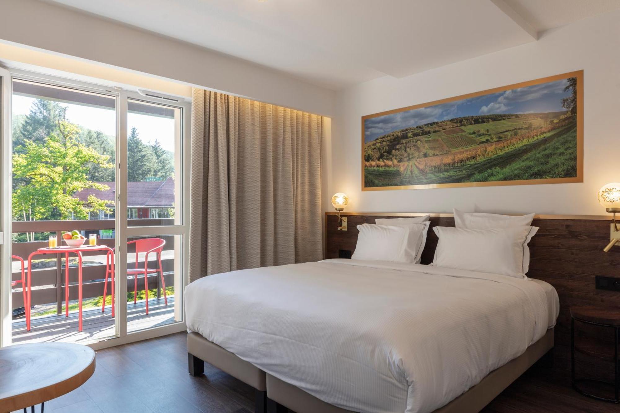 Hotel Restaurant La Vallee Noble, Proche Eguisheim Colmar Soultzmatt Exteriör bild